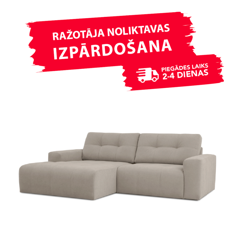 Sofa MAXEL (Kampinė)(Late)(Gamintojo sandėlis)